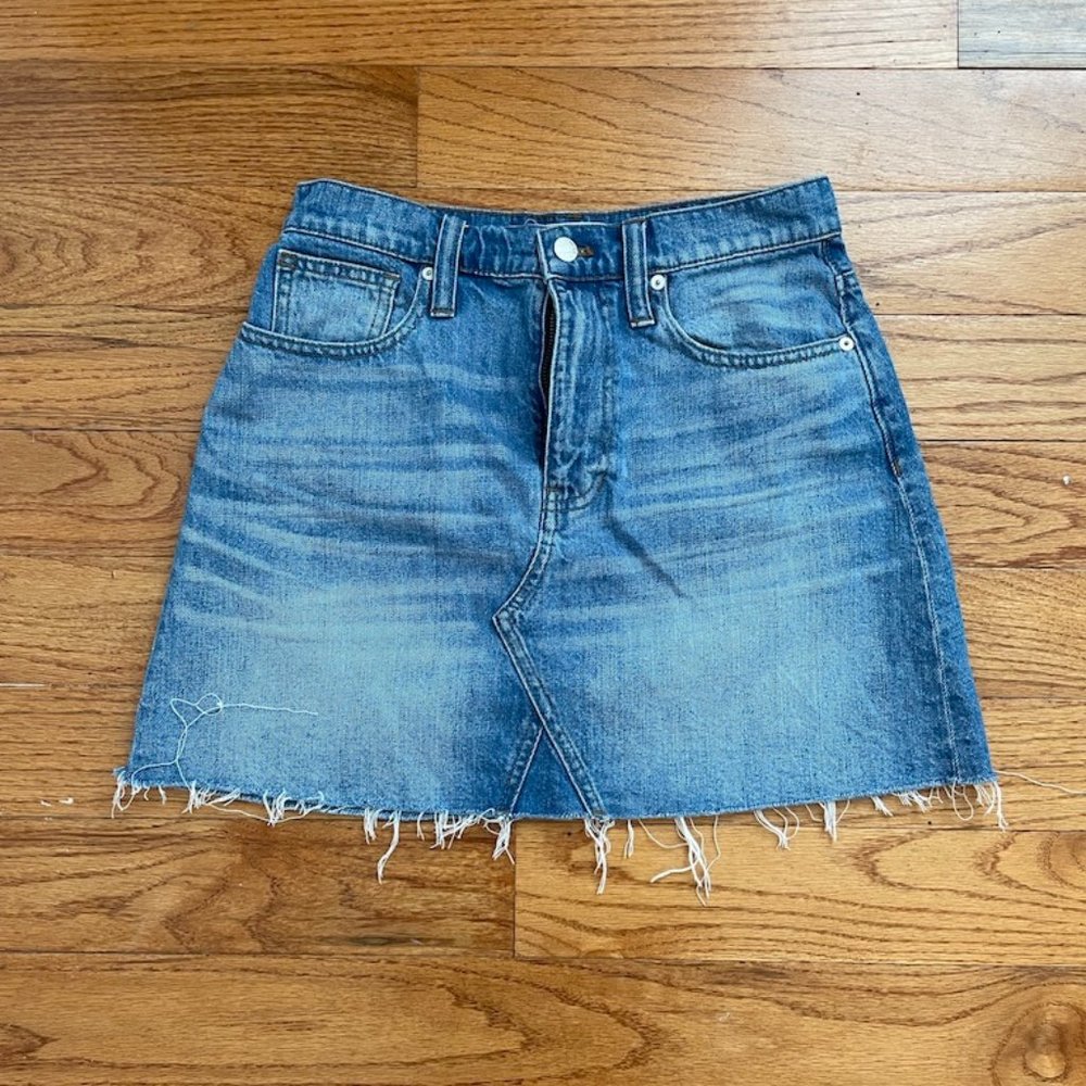 Madewell denim skirt sz 26